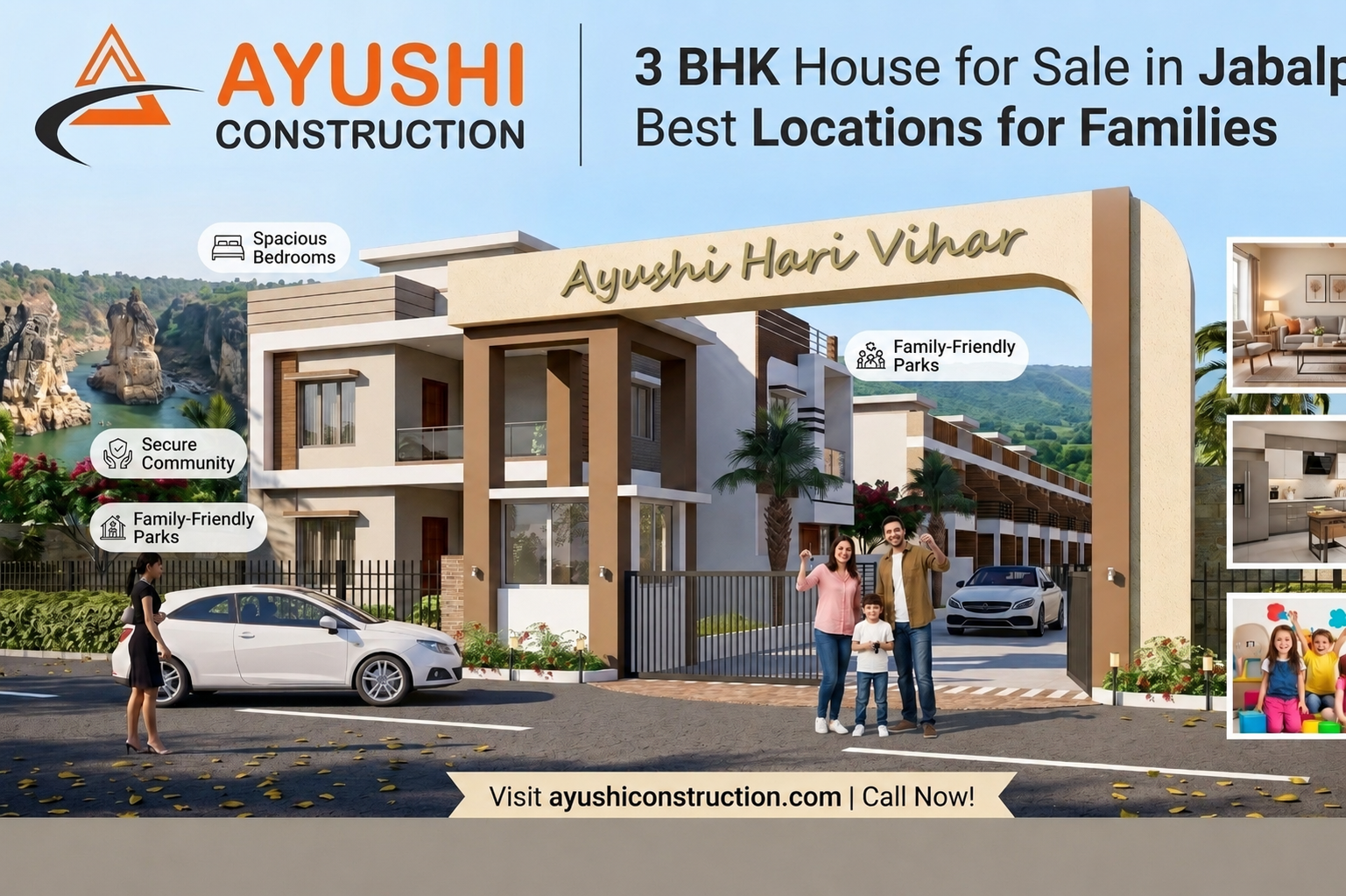 3 BHK House for Sale in Jabalpur: Best Locations for Families