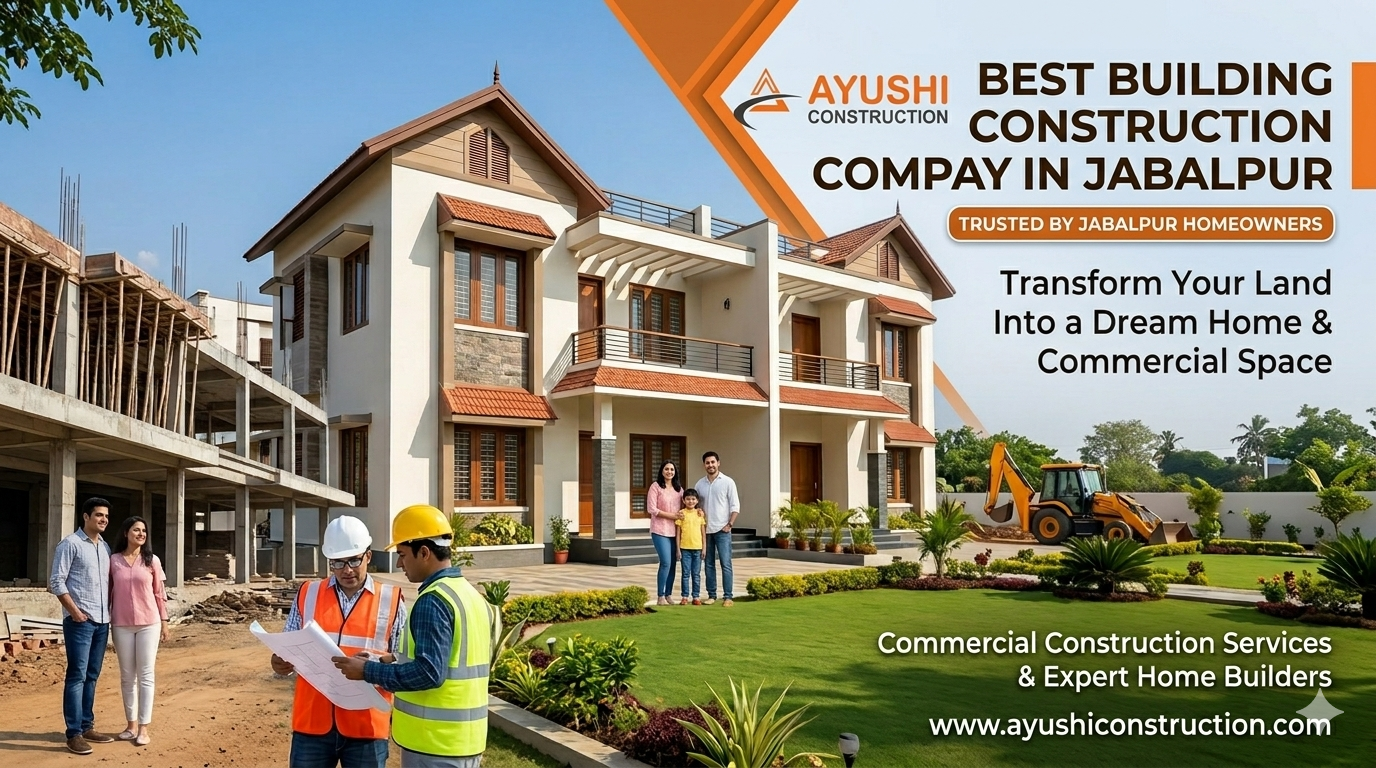 Commercial Construction Services & Home Builders in Jabalpur – Transform Your Land Into a Dream Home